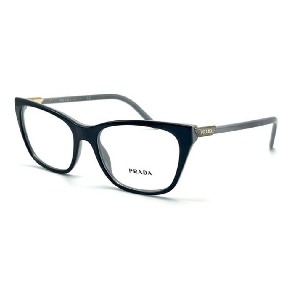 NEW PRADA VPR05Y 08Y-1O1 BLACK AUTHENTIC EYEGLASSES 53-17 140